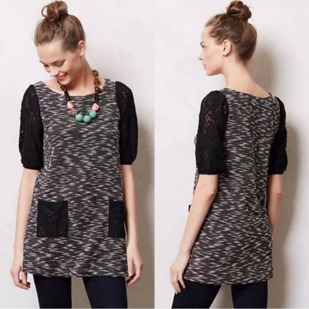 Postcard Brand  Dress/ Tunic  by Anthropologie Size Medium - Hound's-tooth-Pox